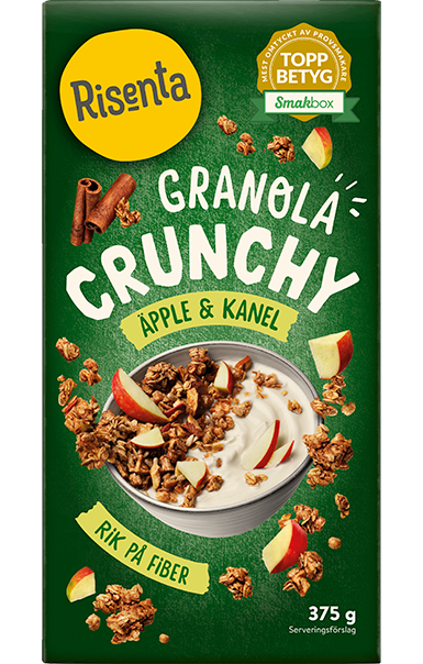 Förpackning med Granola från Risenta