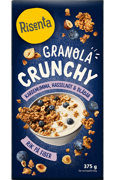 Förpackning med Granola från Risenta